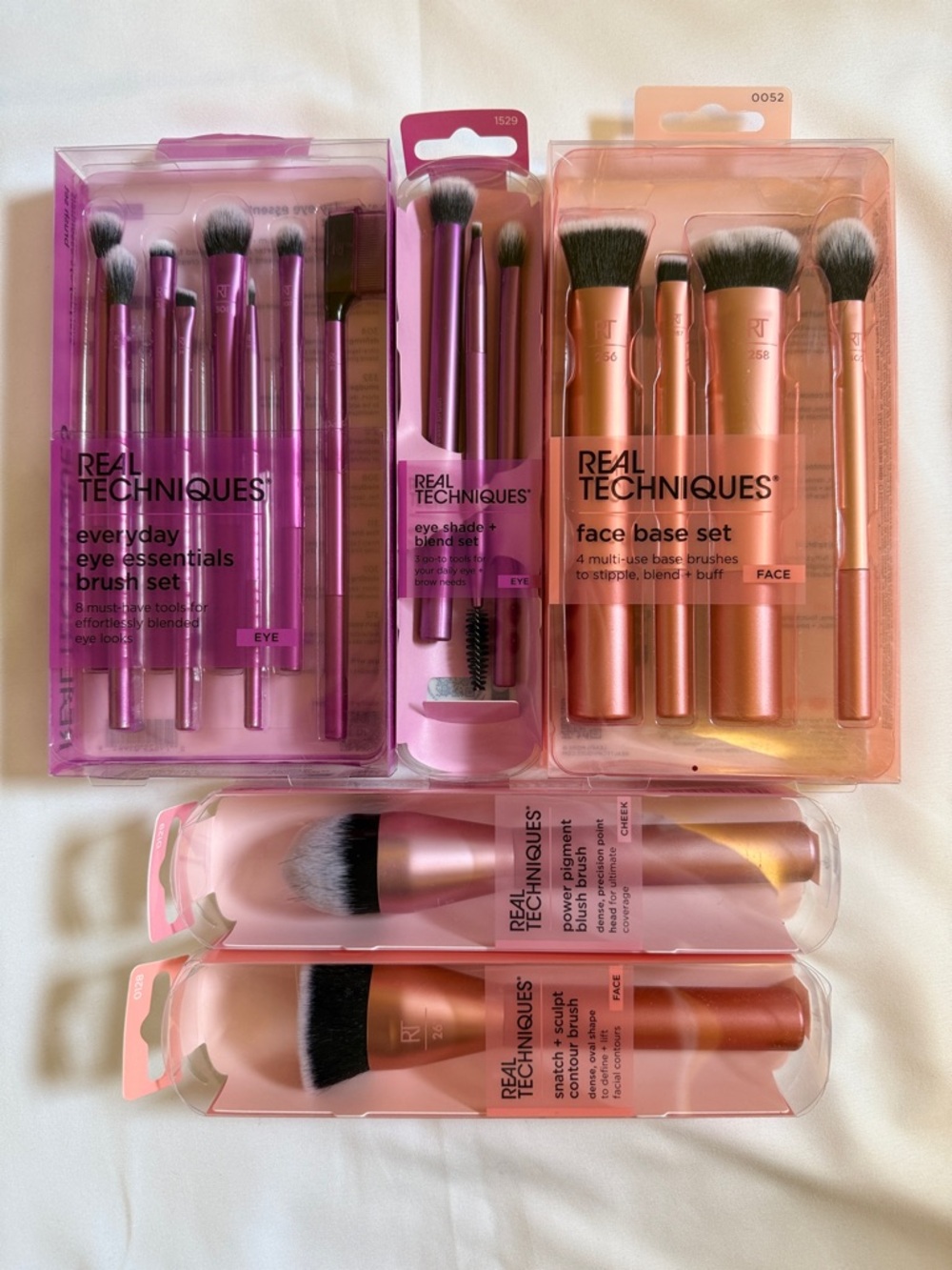 Makeup Brush Bundle Set NEW Face Eye Essentials + Contour Blush Brushes